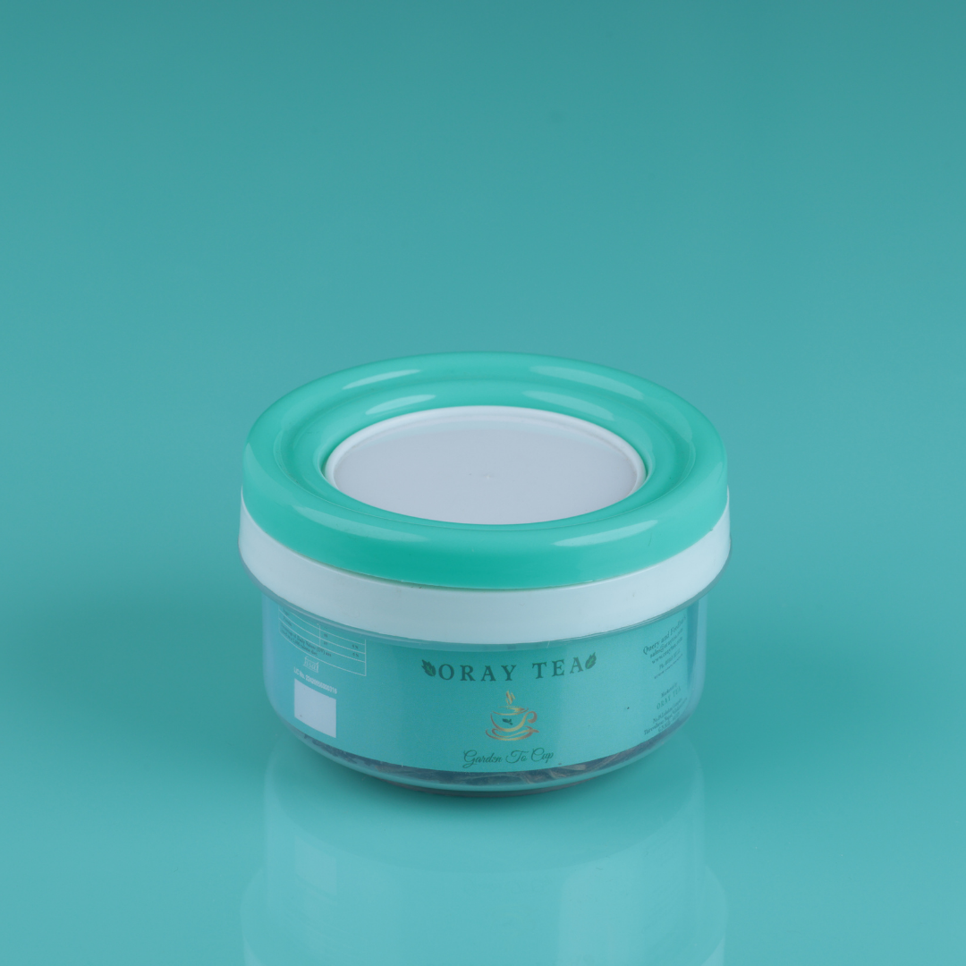 Oray Blue with White Container