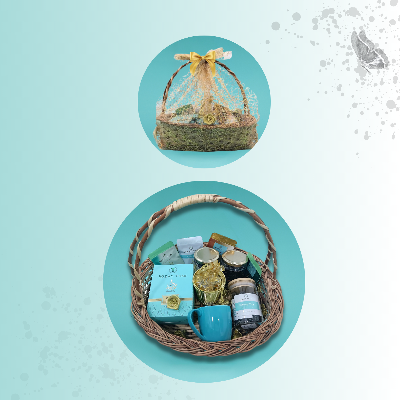 ORAY EXPRESSION'S THE COZY CUP BASKET