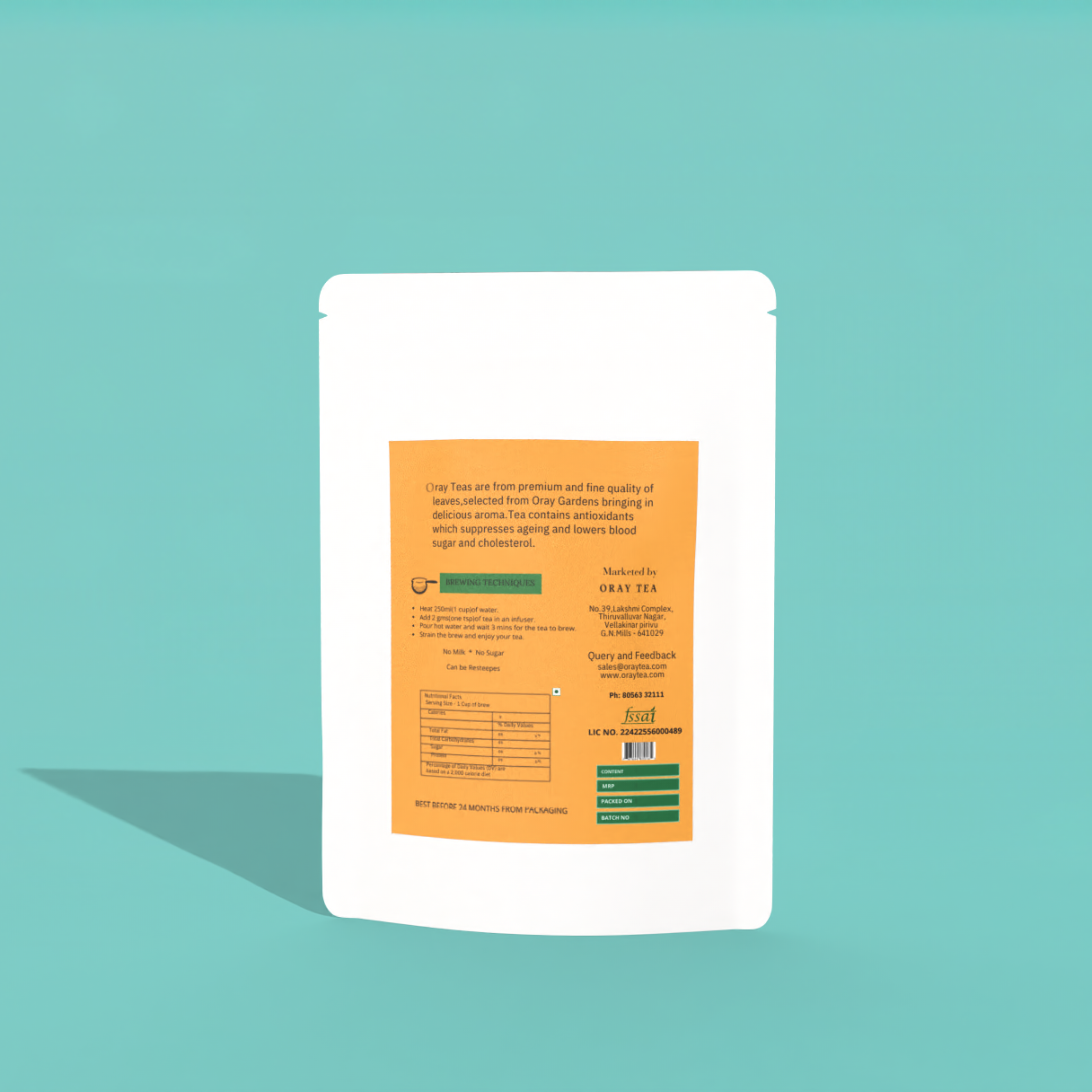 Orange Pepermint Tea